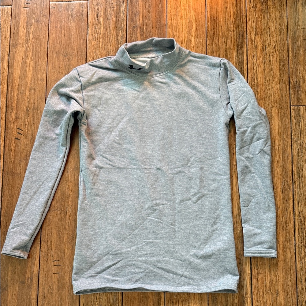 Under Armour Kids Long Sleeve Tee in Blue/Gray